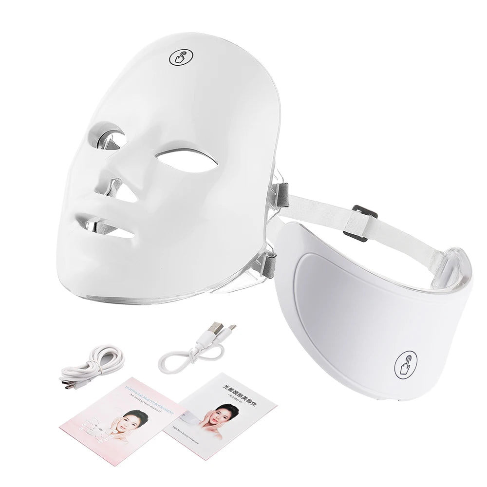 7-Color LED Face & Neck Mask