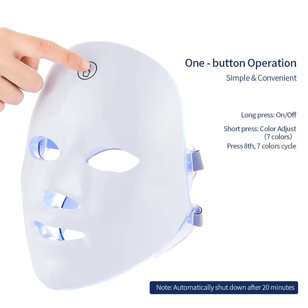7-Color LED Face & Neck Mask