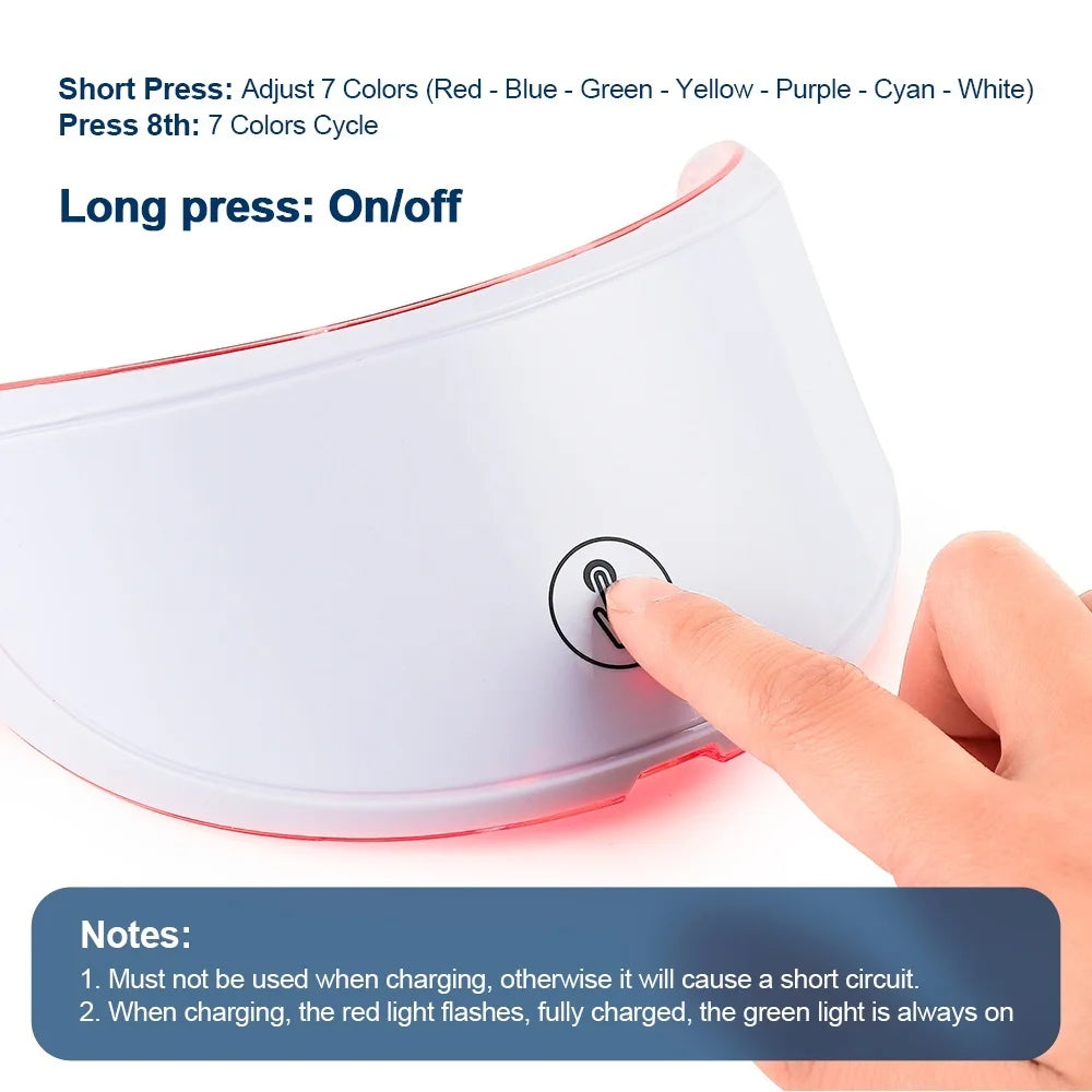 7-Color LED Face & Neck Mask