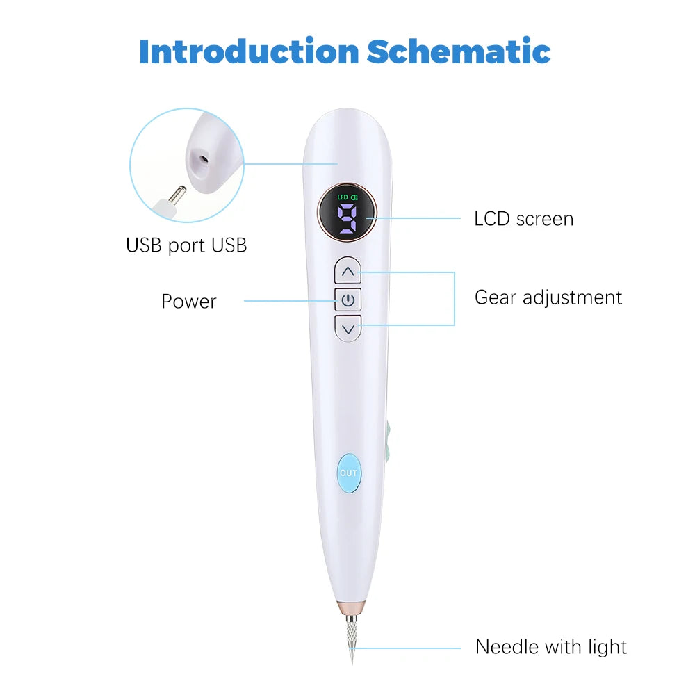 Professional Plasma Pen 9-level skin freckle remover