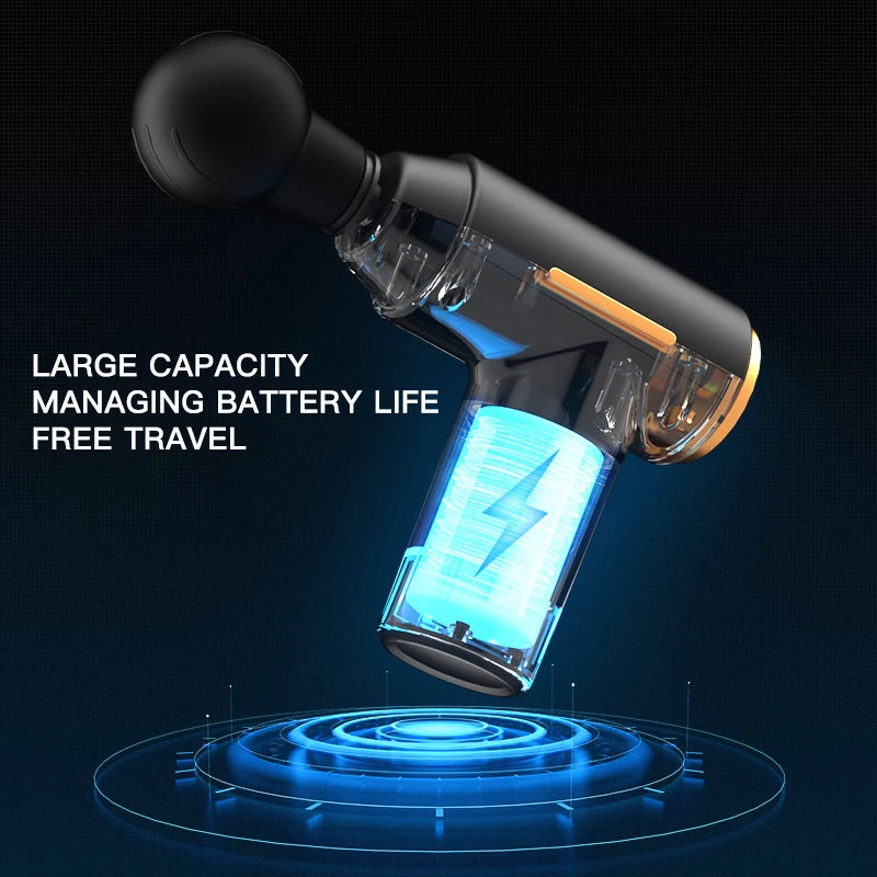 Portable Fascia gun deep tissue massage gun