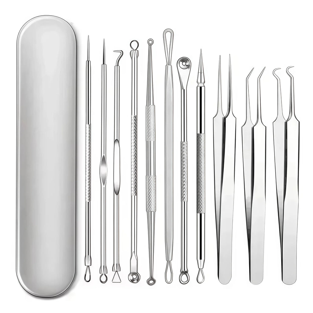 Blackhead & Ingrown Hair Removal Tool Set (4-11pcs)