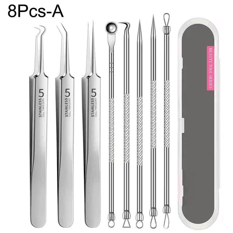 Blackhead & Ingrown Hair Removal Tool Set (4-11pcs)